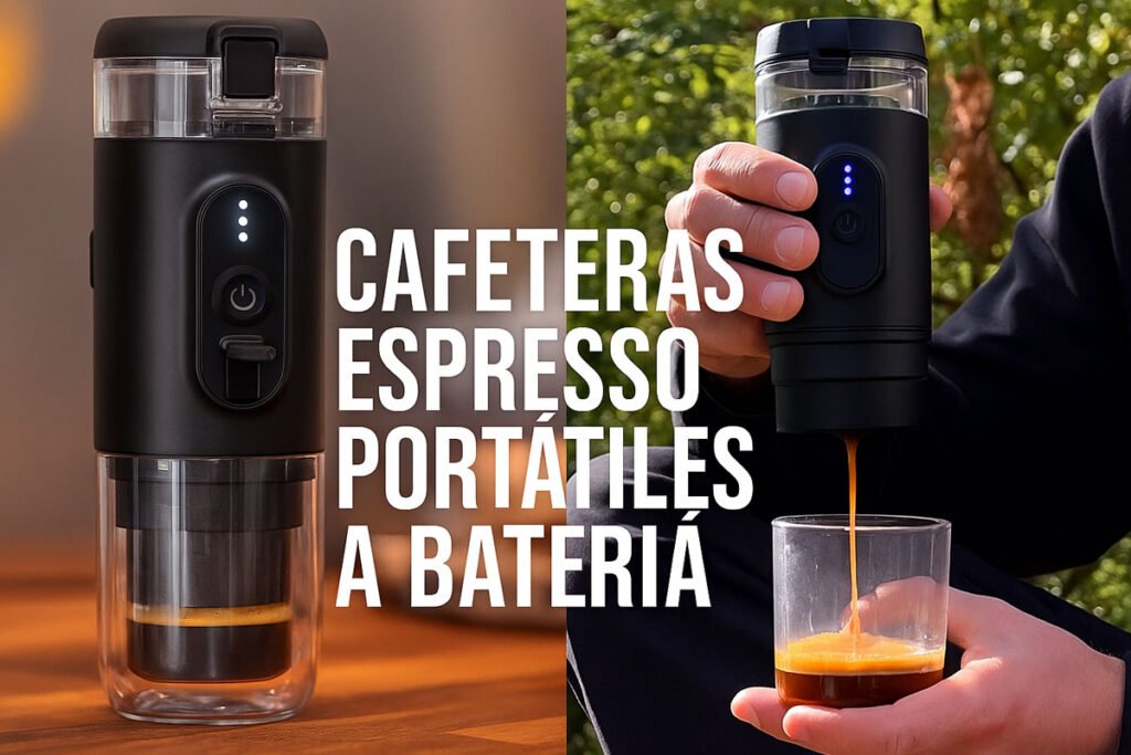 Cafeteras espresso portátiles inalámbricas eléctricas a batería: el espresso más libre y potente