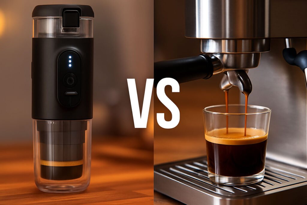 Cafetera portatil vs tradicional