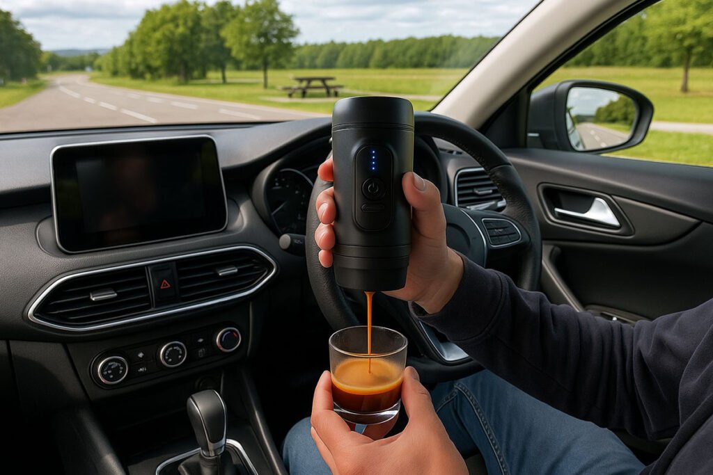 Cafeteras portátiles espresso para viajar en coche por carrtetera