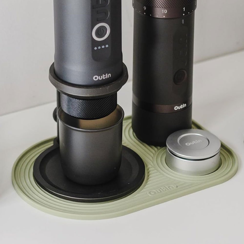 OutIn Nano Alfombrilla de silicona para cafetera
