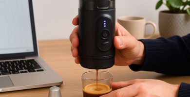 Cafeteras espresso portátiles para oficina o trabajo: