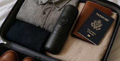 cafeteras protátiles espresso para viajar de vacaciones